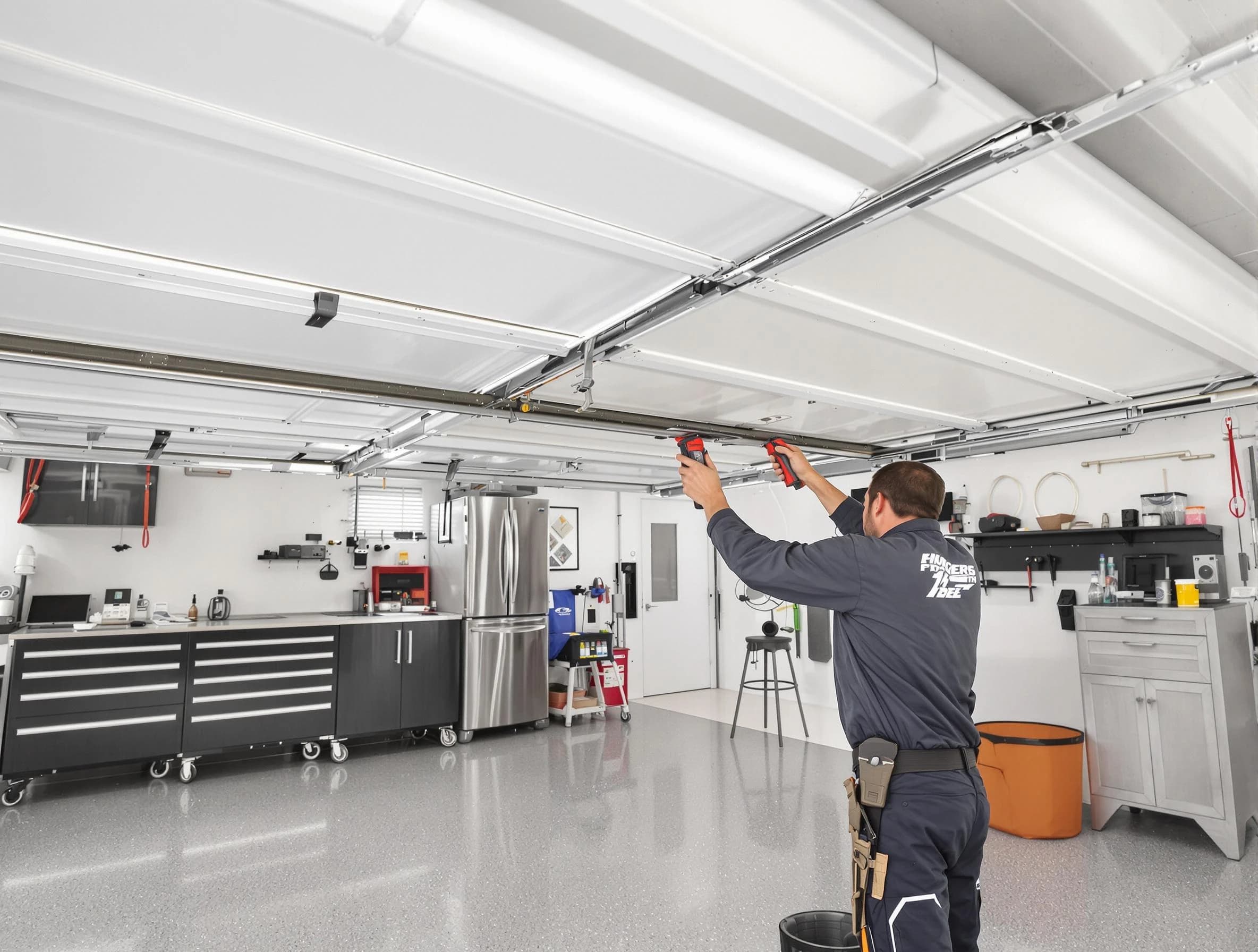 Overhead garage door repair service by New Brunswick Garage Door Repair in New Brunswick